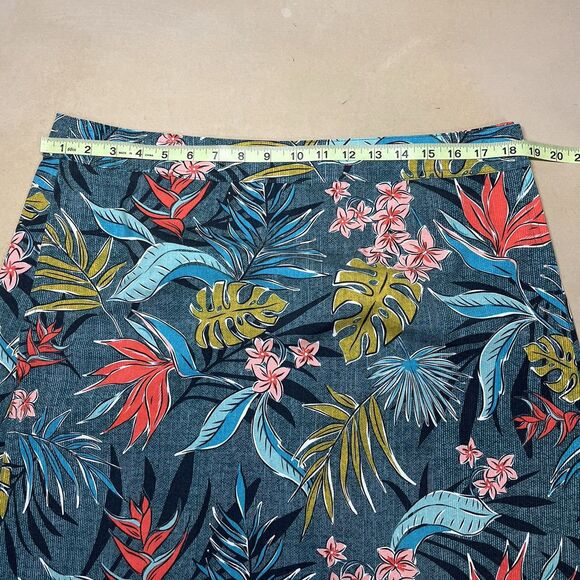 RipSkirt Hawaii Womens Wrap Skirt Size XL Length 2 Vintage Bali Jungle Print - Picture 9 of 12